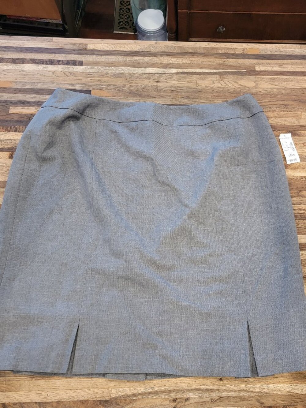 Jones Studio Separates/Dress Barn Gray Career Skirt